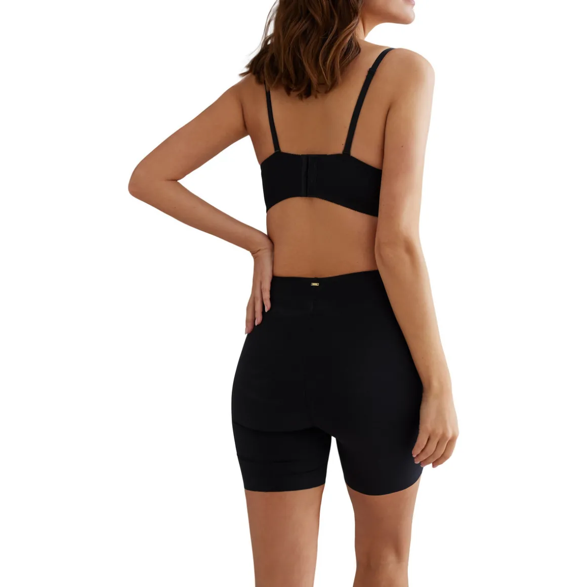 Shorty taille haute gainant Curves