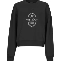 Signature Graphic Print Fleece Loose Sweatshirt