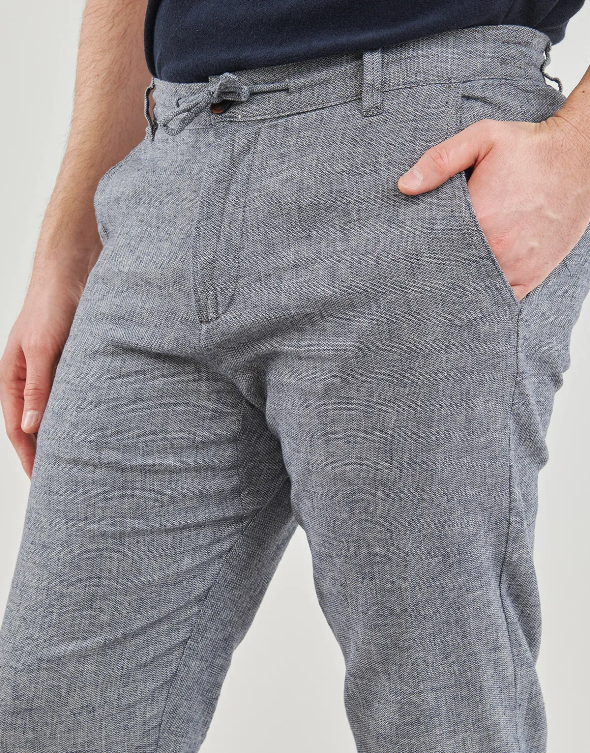 SLH172-SLIMTAPE BRODY LINEN PANT