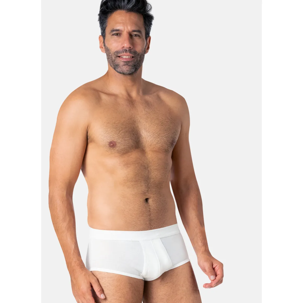 Slip Homme ouvert Coton Premium
