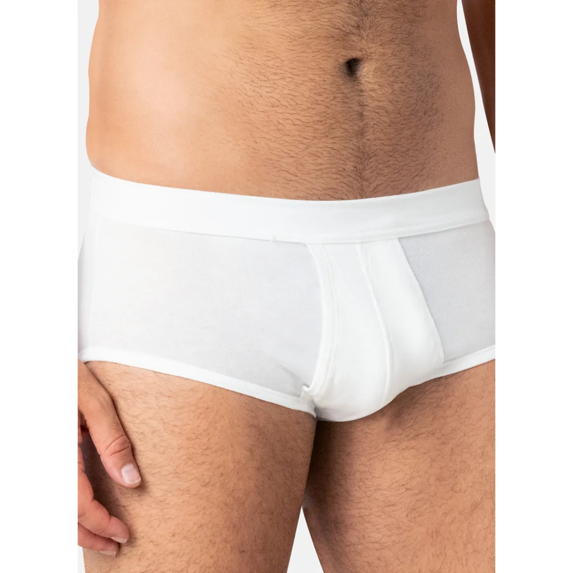 Slip Homme ouvert Coton Premium