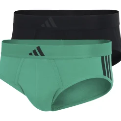 Slips, lot de 2, ACTIVE FLEX COTTON 3 STRIPES