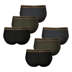 Slips, lot de 6, SELECTION COTON BIO