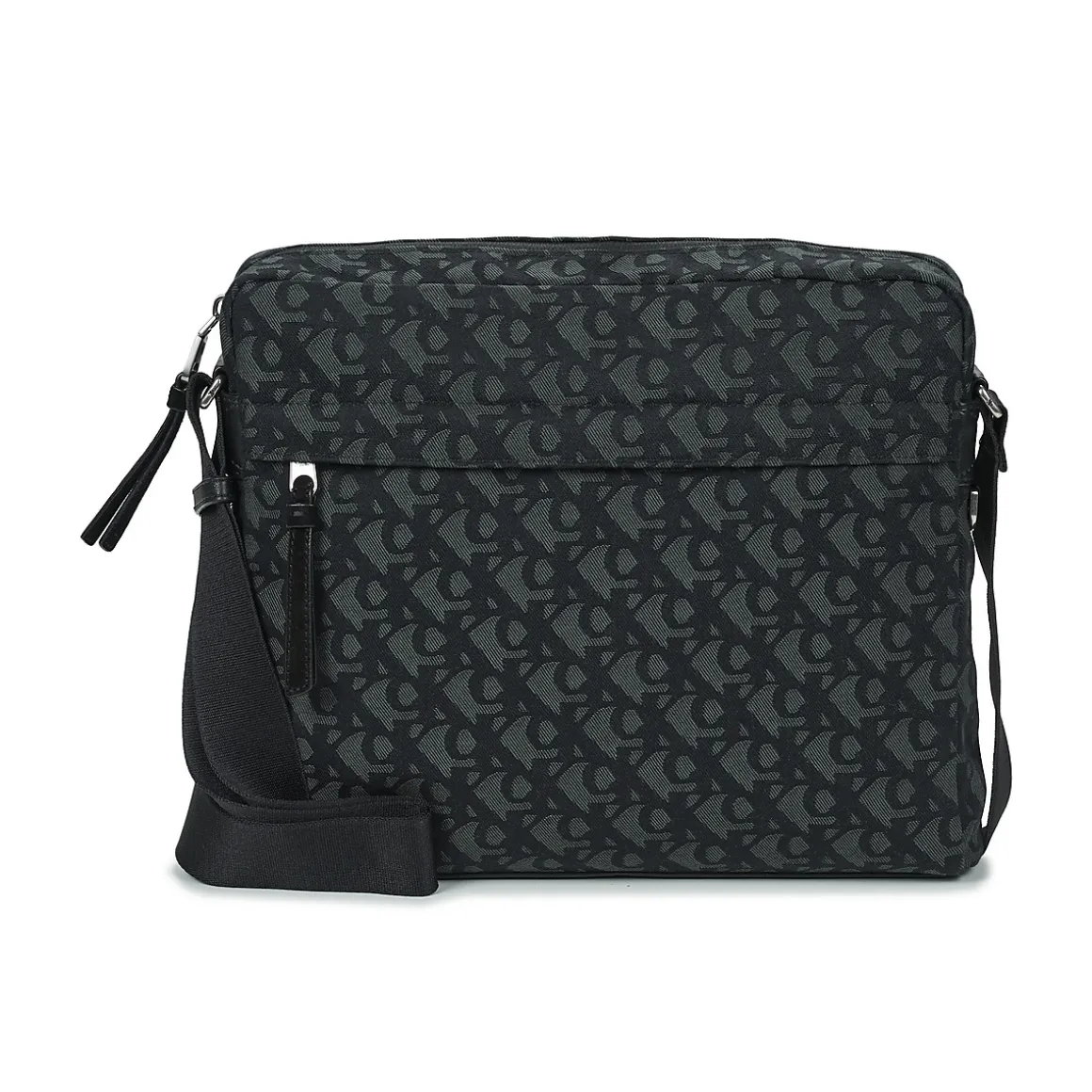 SLOUCHED MONOGRAM ZIP FLIGHT BAG