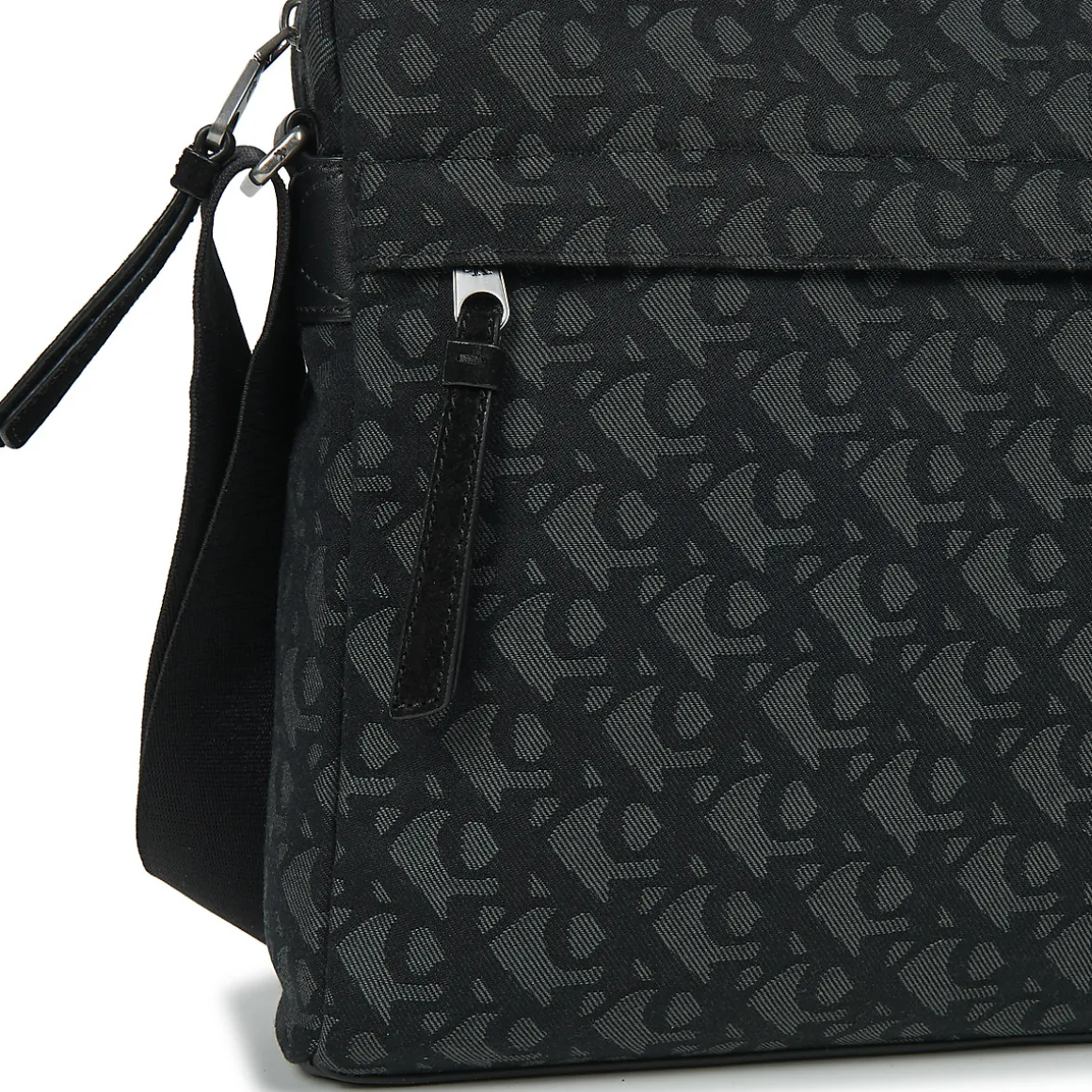 SLOUCHED MONOGRAM ZIP FLIGHT BAG