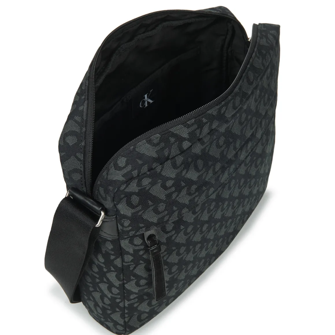 SLOUCHED MONOGRAM ZIP FLIGHT BAG