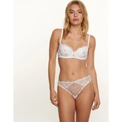 Soutien-gorge ampliforme coque moulée blanc Frenchy