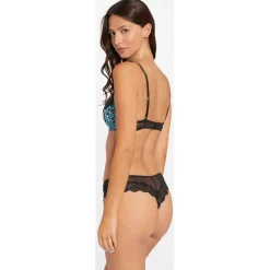 Soutien-gorge ampliforme coques moulées noir Thaïs
