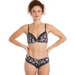 Soutien-gorge ampliforme coque moulée multico gris Tarot