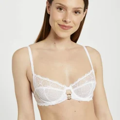 Soutien-gorge armature blanc Justine dentelle