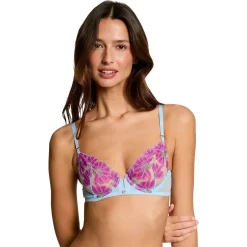 Soutien-gorge armatures bleu Clemence