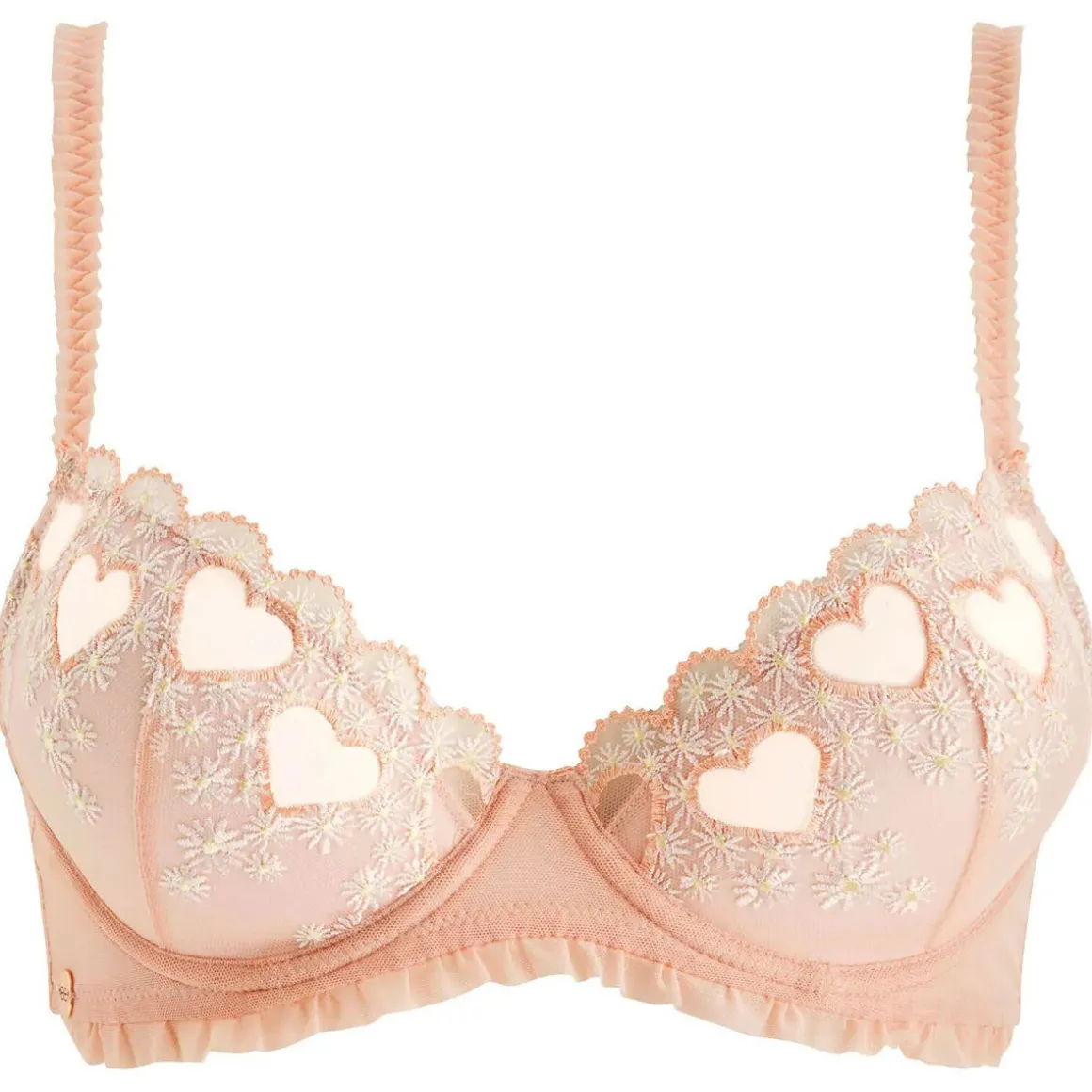 Soutien-gorge coques moulées orange Merengue