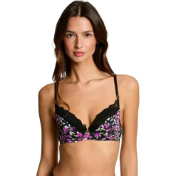 Soutien-gorge coques moulées noir Heloise