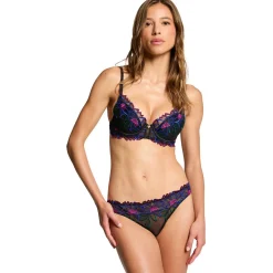 Soutien-gorge coques moulées noir Angelica