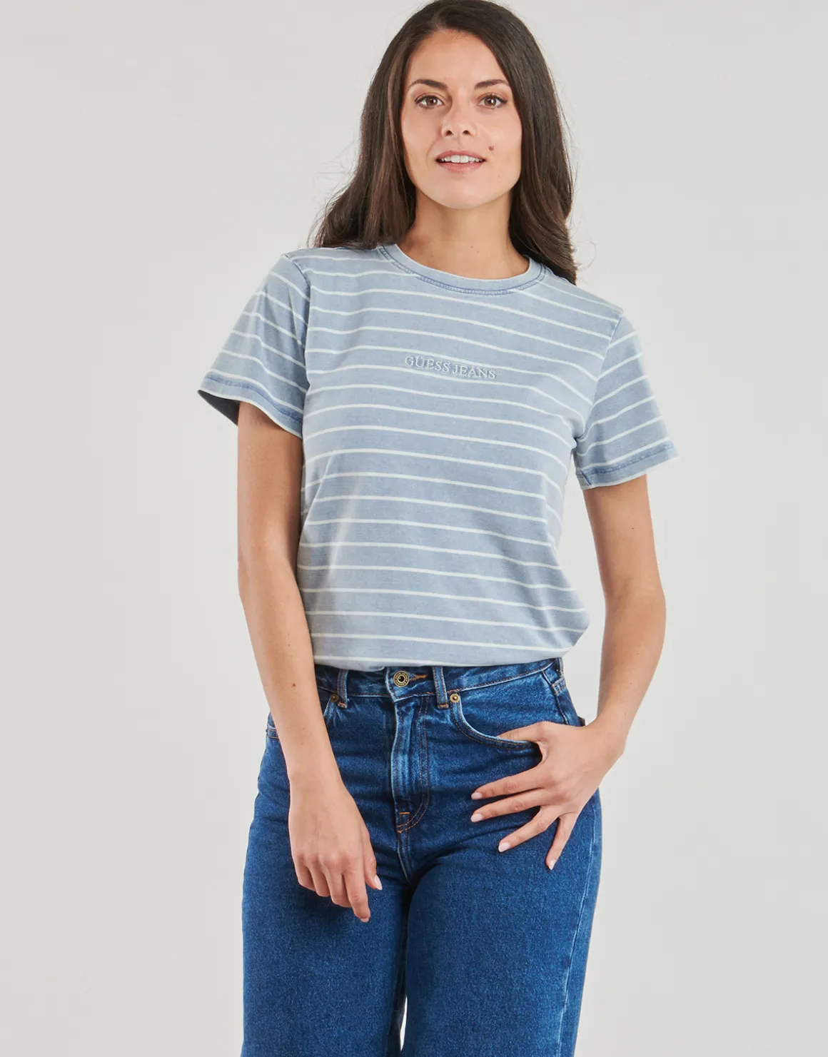 SS CN REG YD STRIPED TEE