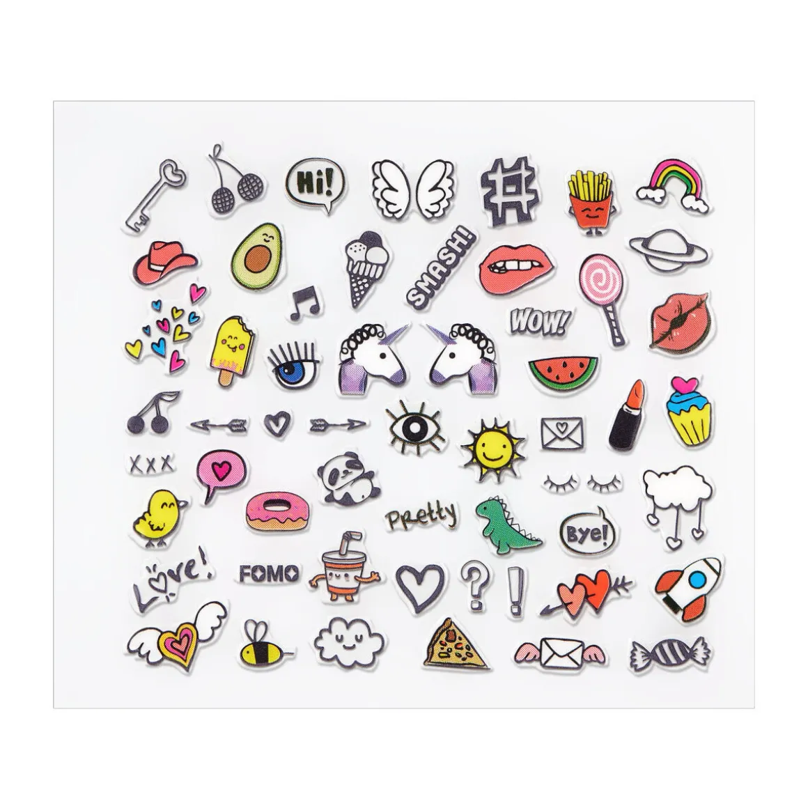 Sticker pour Ongles Happiness Looks Good on You