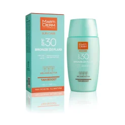 Sun Care Bronze Fluide Bronzant Crème Solaire Spf30