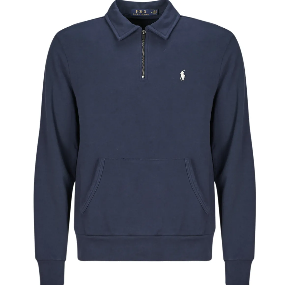 SWEATSHIRT DEMI ZIP EN MOLLETON