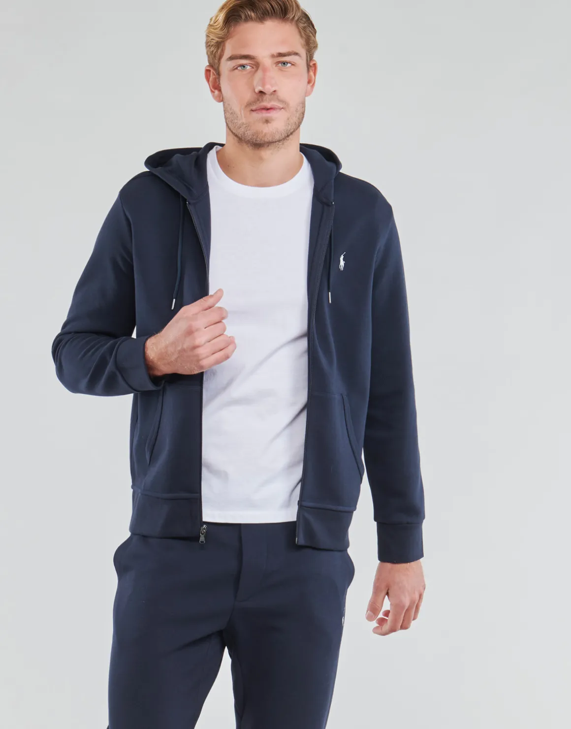 SWEATSHIRT ZIPPE EN DOUBLE KNIT TECH