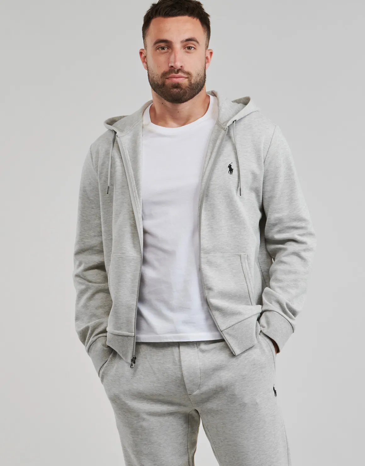 SWEATSHIRT ZIPPE EN DOUBLE KNIT TECH