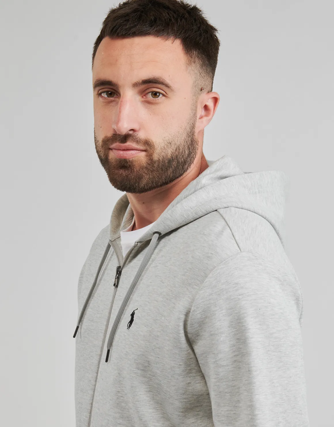 SWEATSHIRT ZIPPE EN DOUBLE KNIT TECH