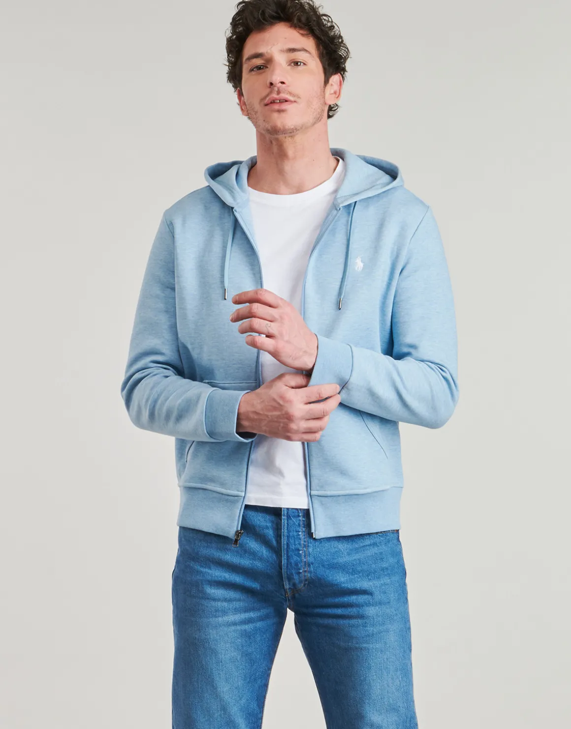 SWEATSHIRT ZIPPE EN DOUBLE KNIT TECH