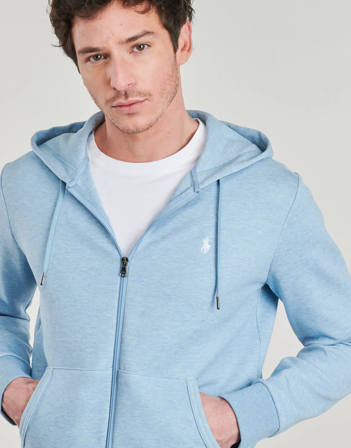 SWEATSHIRT ZIPPE EN DOUBLE KNIT TECH