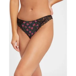 Tanga noir Delphine