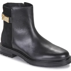 TH LOGO LEATHER MIX CHELSEA