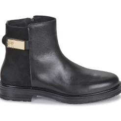 TH LOGO LEATHER MIX CHELSEA