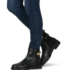 TH LOGO LEATHER MIX CHELSEA