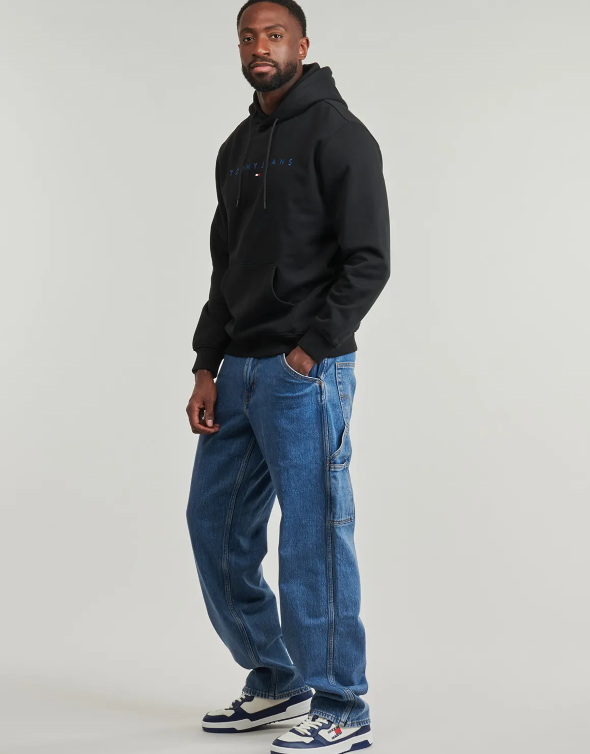 TJM REG LINEAR LOGO HOODIE EXT