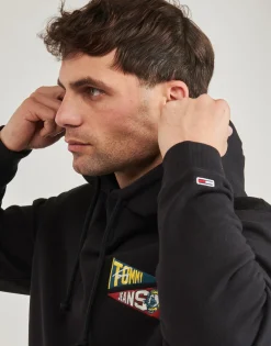 TJM REG UNI FLAG TIGER HOODIE