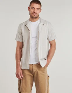 TJM TEXTURED REG CAMP SHIRT EXT