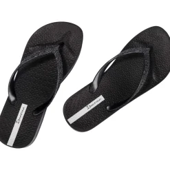 Tong Compensées à Enfiler Mesh Chic Plat