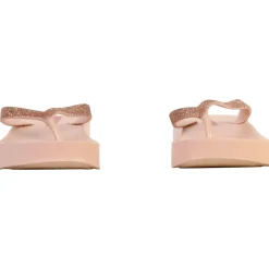 Tong Compensées à Enfiler Mesh Chic Plat