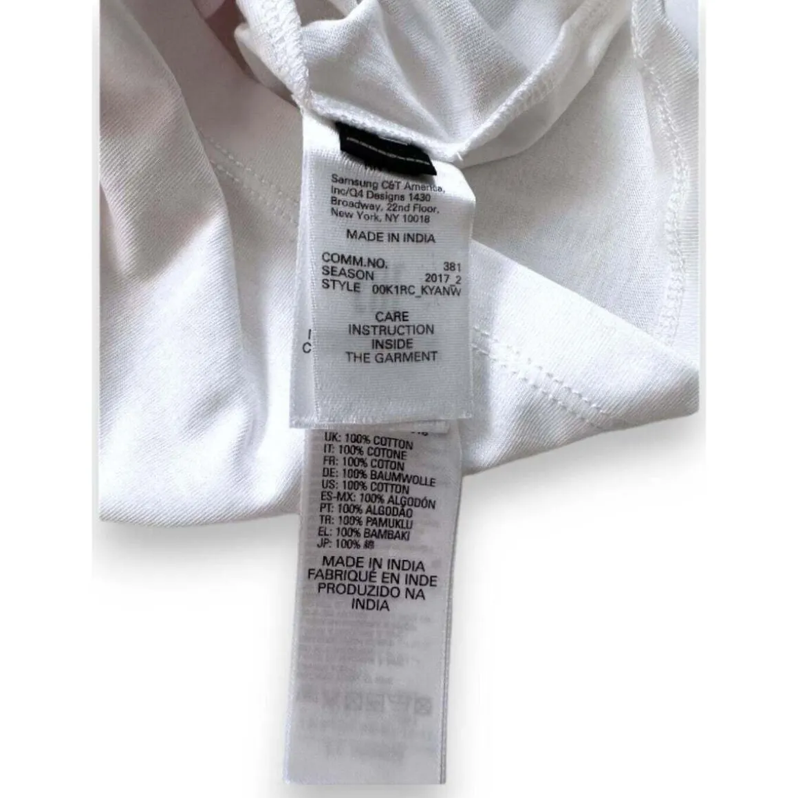 T-shirt - Blanc - 6 mois - Très bon état