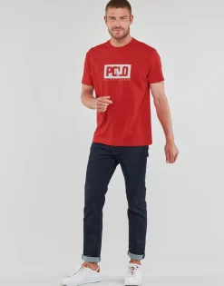 T-SHIRT AJUSTE EN COTON LOGO POLO RALPH LAUREN