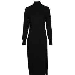 TURTLE NK SLIT MIDI DRS