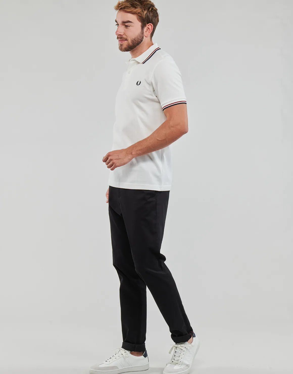 TWIN TIPPED FRED PERRY SHIRT