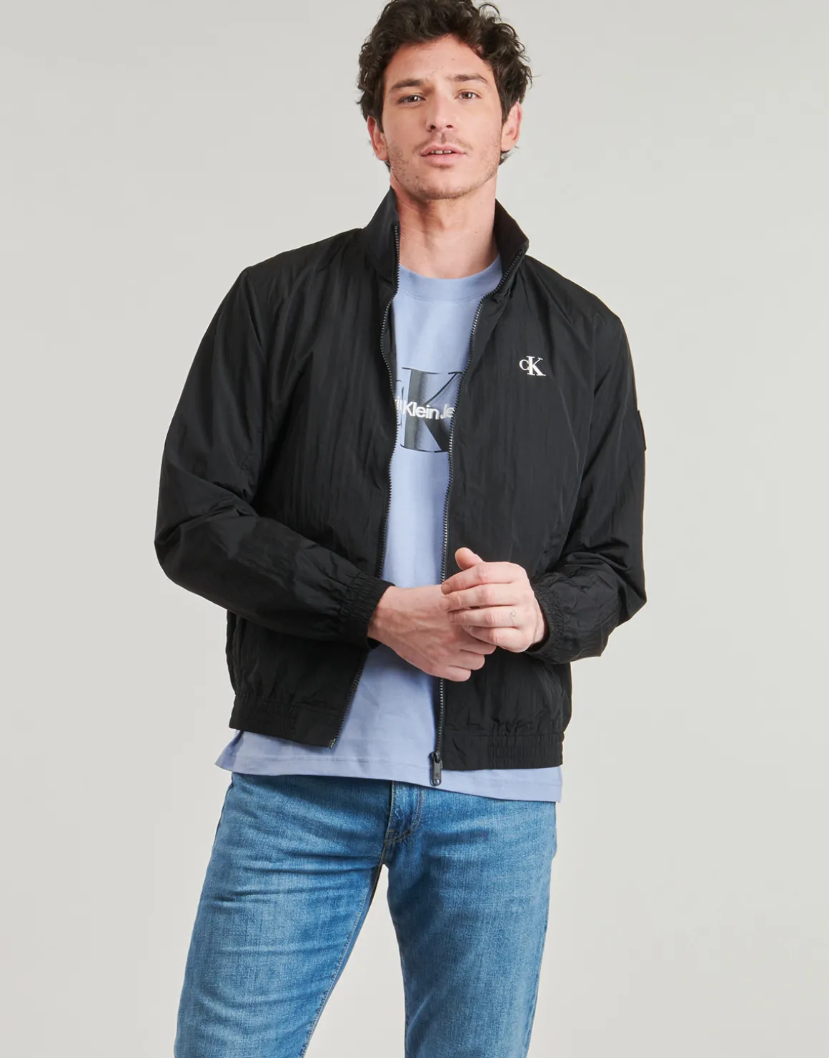 UNPADDED HARRINGTON JACKET