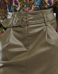 VICHOOSY HW COATED SKIRT