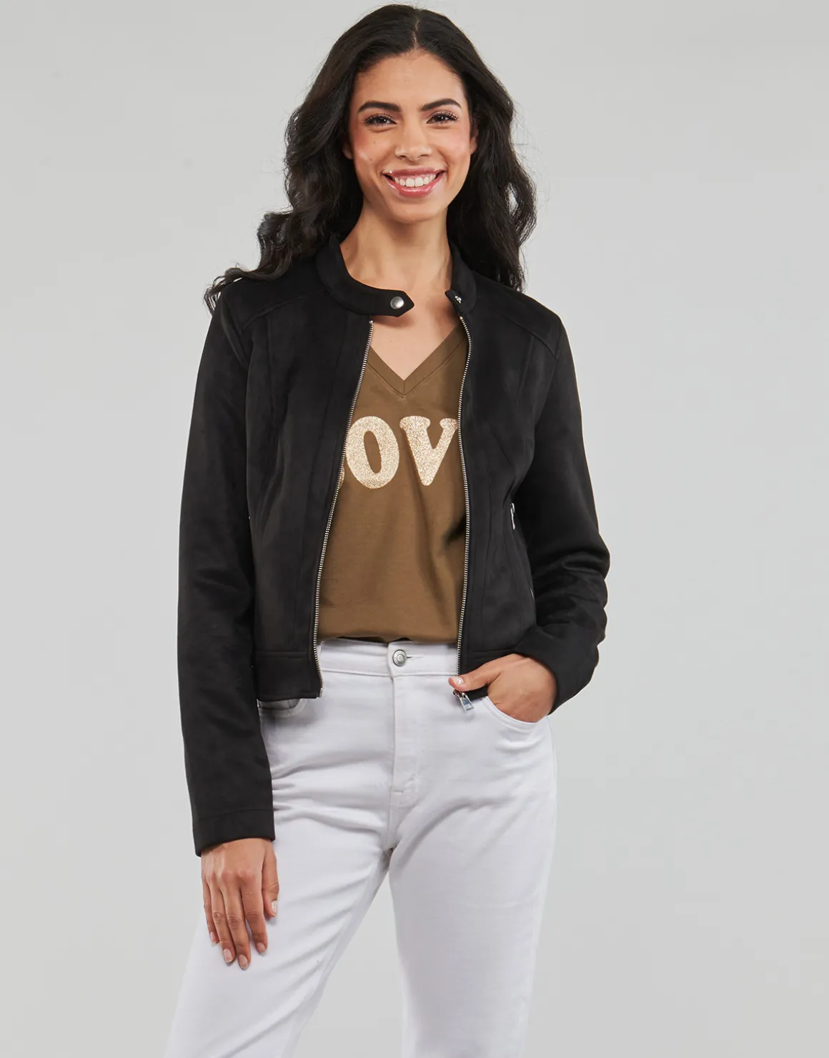 VMJOSE MARI SHORT FAUX SUEDE JACKET BOOS