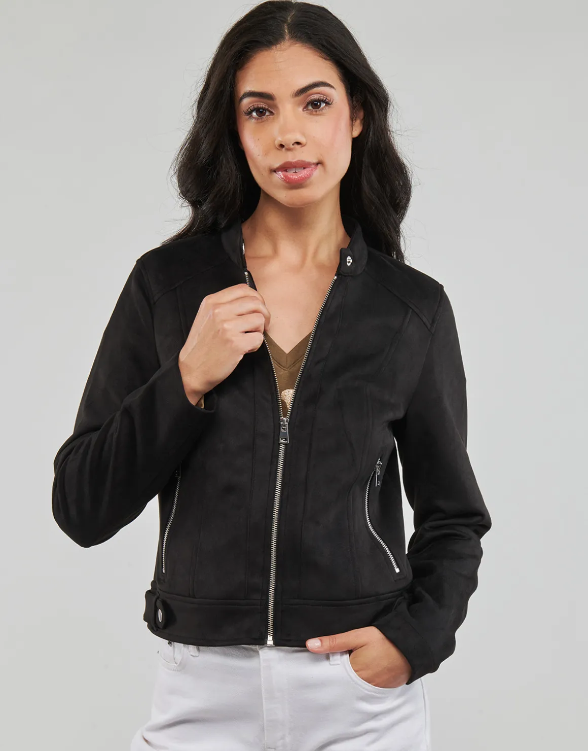 VMJOSE MARI SHORT FAUX SUEDE JACKET BOOS