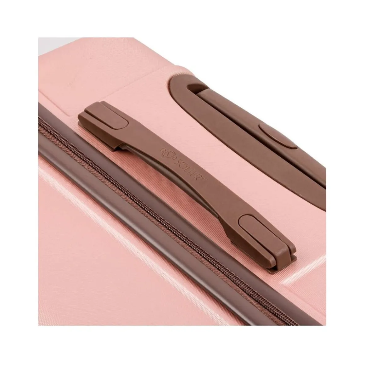 Walizka Podróżna Średnia M 22' Stl957 Różowa